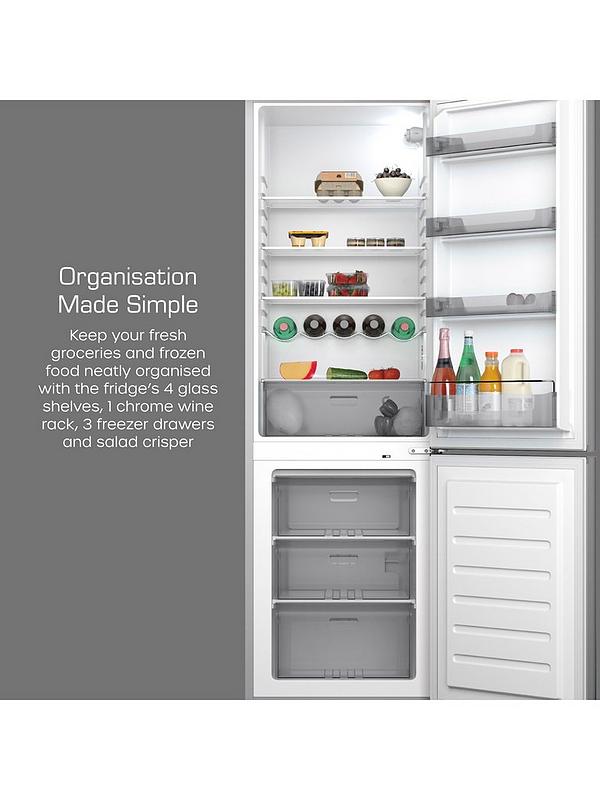 Swan SR11020GRNE Retro Grey Fridge Freezer 304L - Image 5